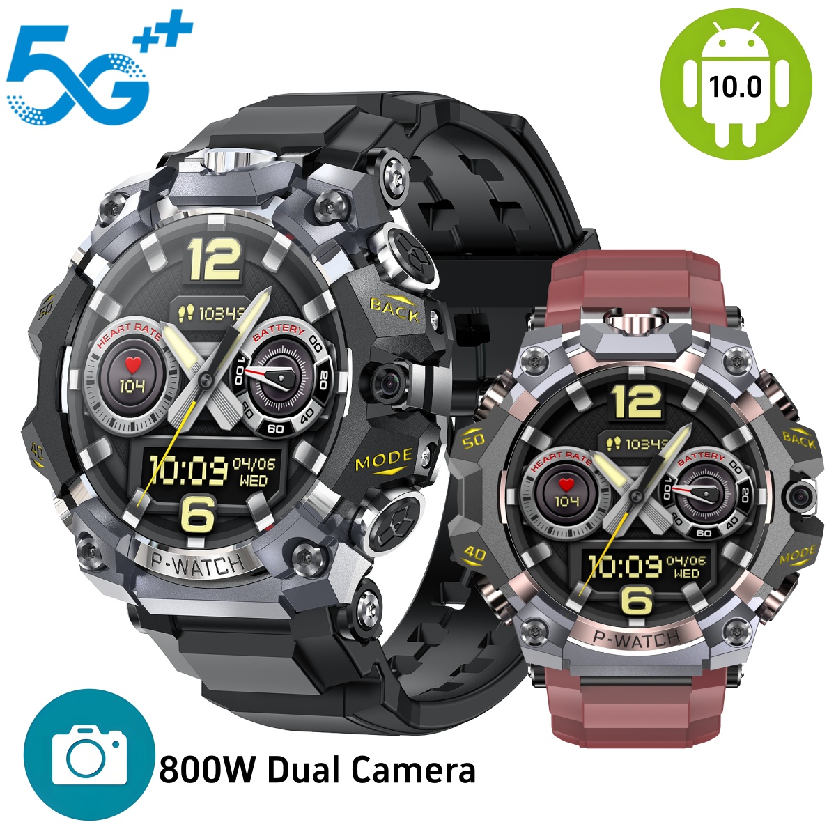 Smartwatch Q668 Android 10.0 1 - Nutrition Gym avaliação e preço