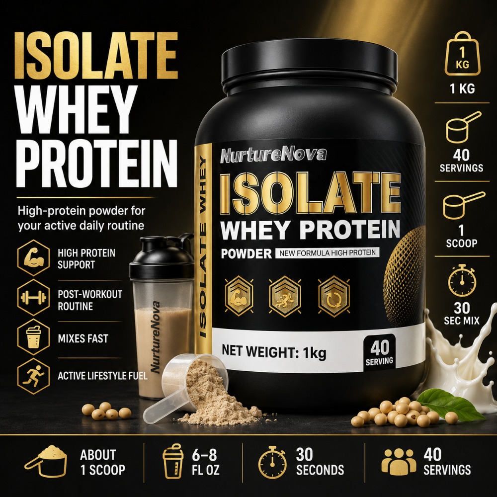 NurtureNova Isolate Whey Prote - Nutrition Workout avaliação e preço