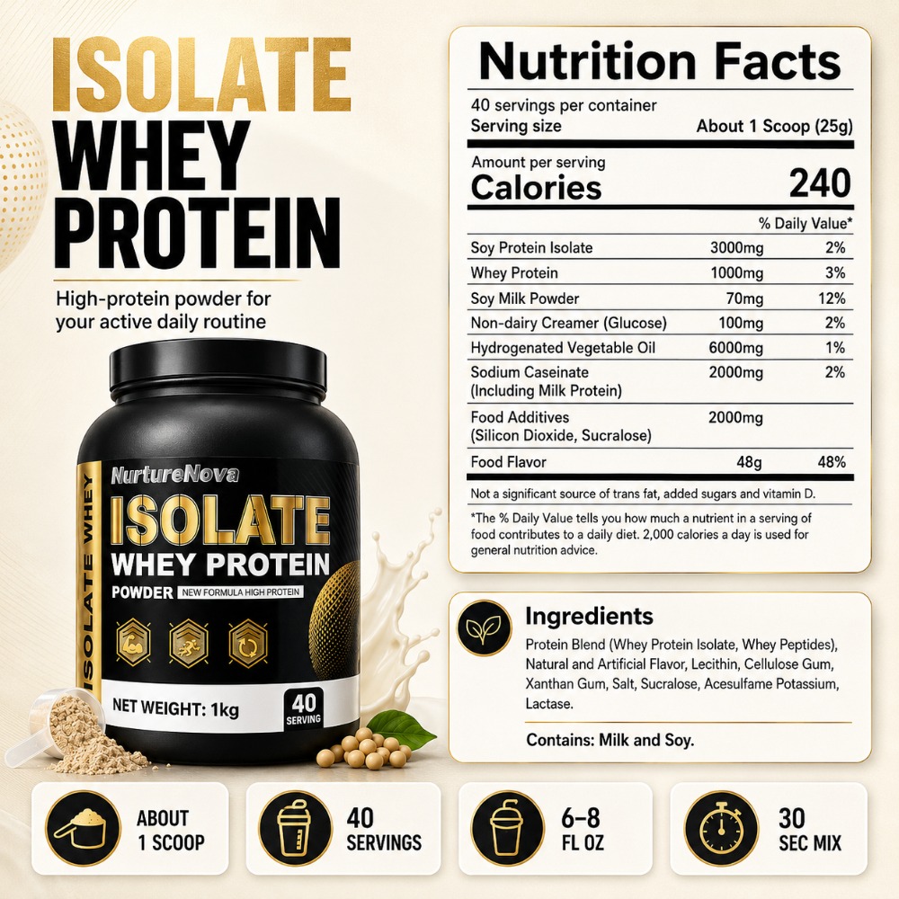 NurtureNova Isolate Whey Prote - Nutrition Workout avaliação e preço