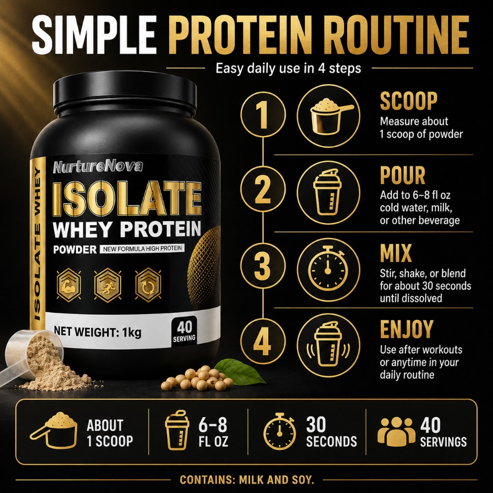 NurtureNova Isolate Whey Prote - Nutrition Workout avaliação e preço
